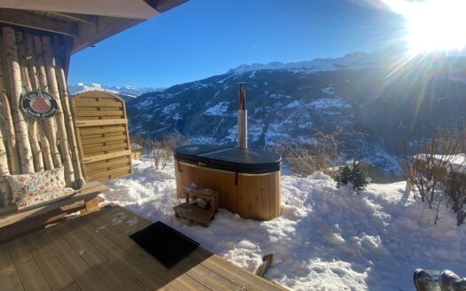 CHAMBRE D’HÔTES avec Bain Nordique face au domaine des Arcs en Vallée de Tarentaise – Ref LA180