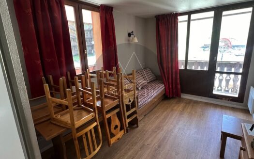 APPARTEMENT T2 + Coin Montagne de 37,35 m2 – Tignes Val Claret – Résidence Rond point des pistes B – Ref 131RPPB