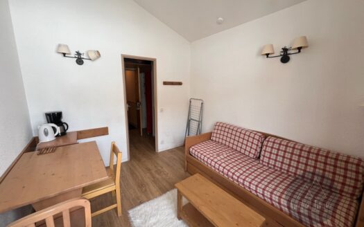 STUDIO meublé de 18,36 m2 – TIGNES Val Claret – Résidence Rond Point des Pistes C – Ref 221RPPC